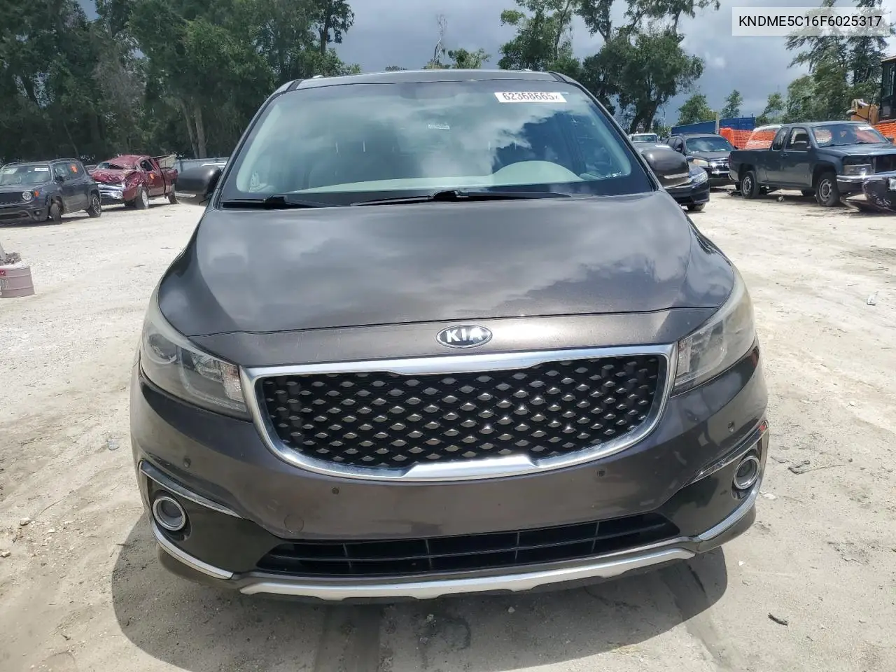 2015 Kia Sedona Sxl VIN: KNDME5C16F6025317 Lot: 62368665