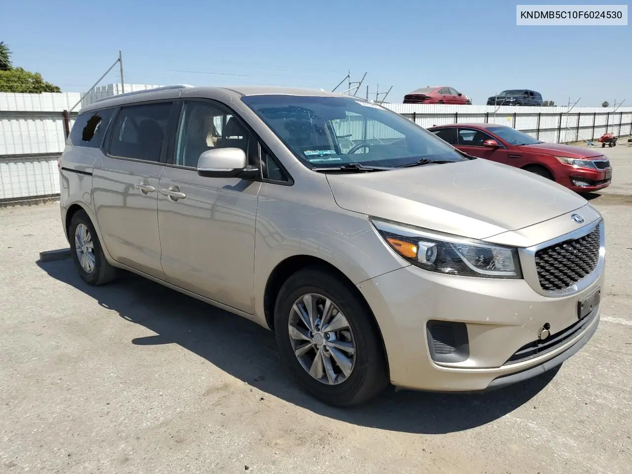 2015 Kia Sedona Lx VIN: KNDMB5C10F6024530 Lot: 62868845