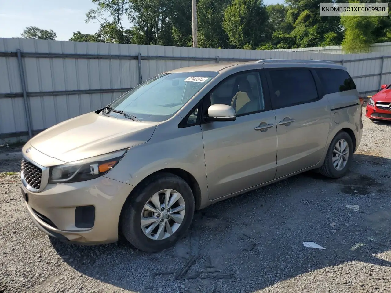 2015 Kia Sedona Lx VIN: KNDMB5C1XF6069930 Lot: 62943545