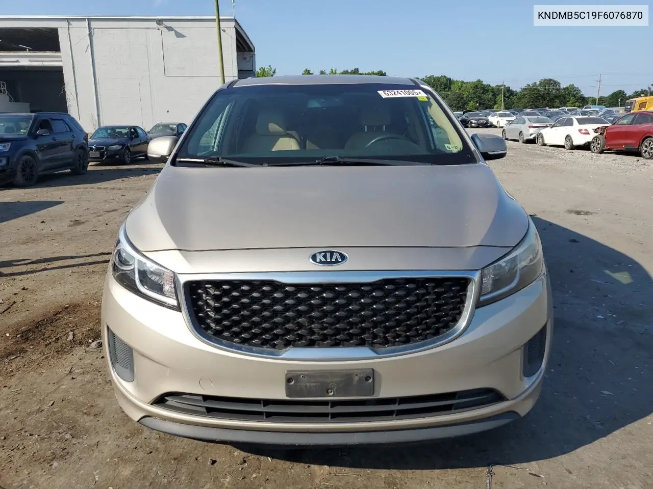 2015 Kia Sedona Lx VIN: KNDMB5C19F6076870 Lot: 63241005