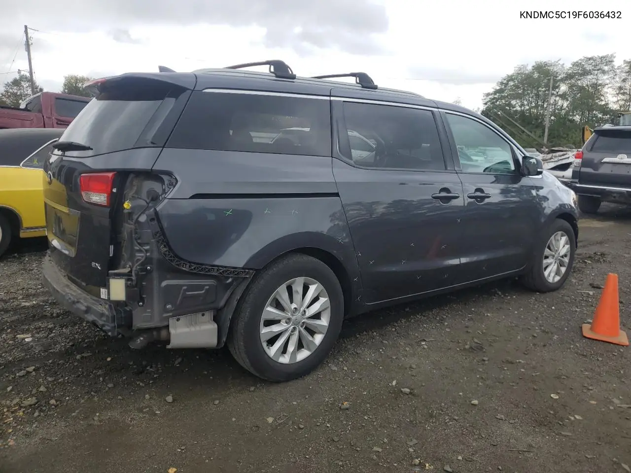 2015 Kia Sedona Ex VIN: KNDMC5C19F6036432 Lot: 72636454