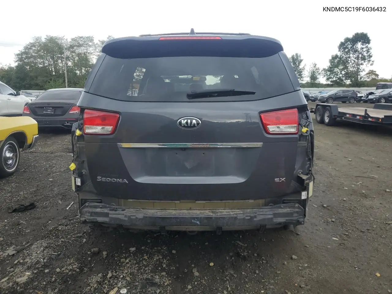 2015 Kia Sedona Ex VIN: KNDMC5C19F6036432 Lot: 72636454