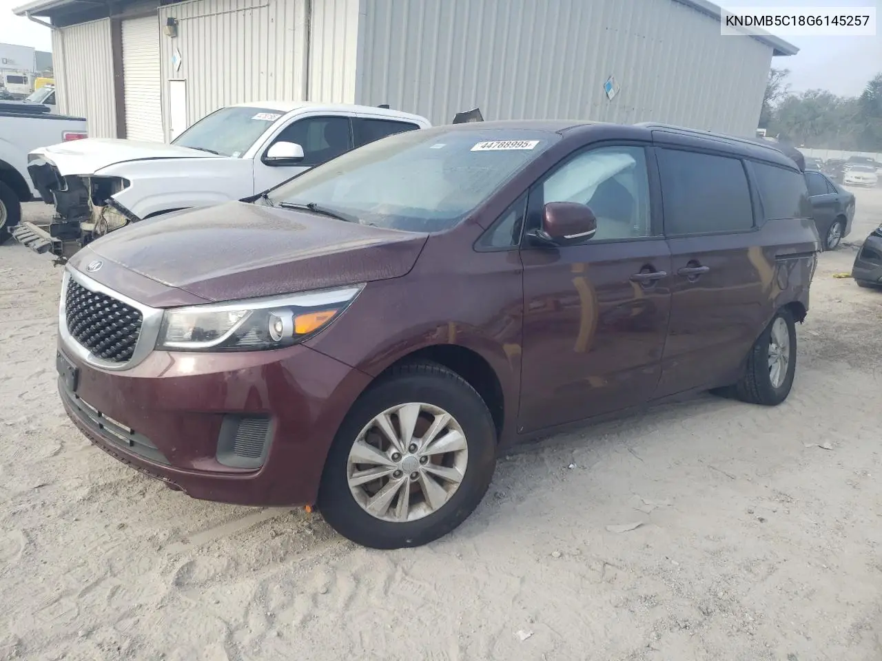 2016 Kia Sedona Lx VIN: KNDMB5C18G6145257 Lot: 44788995