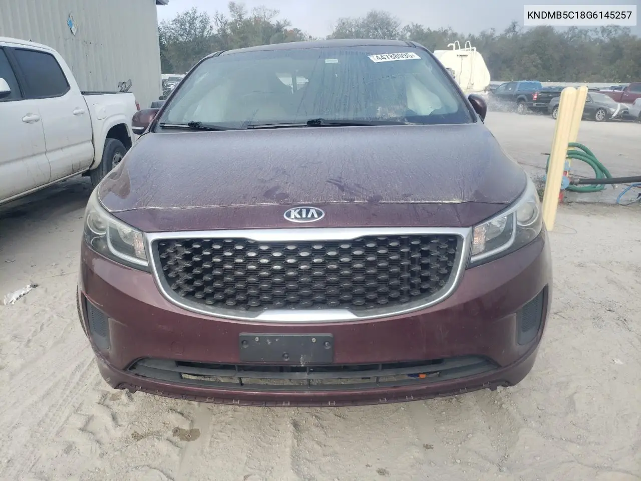 2016 Kia Sedona Lx VIN: KNDMB5C18G6145257 Lot: 44788995