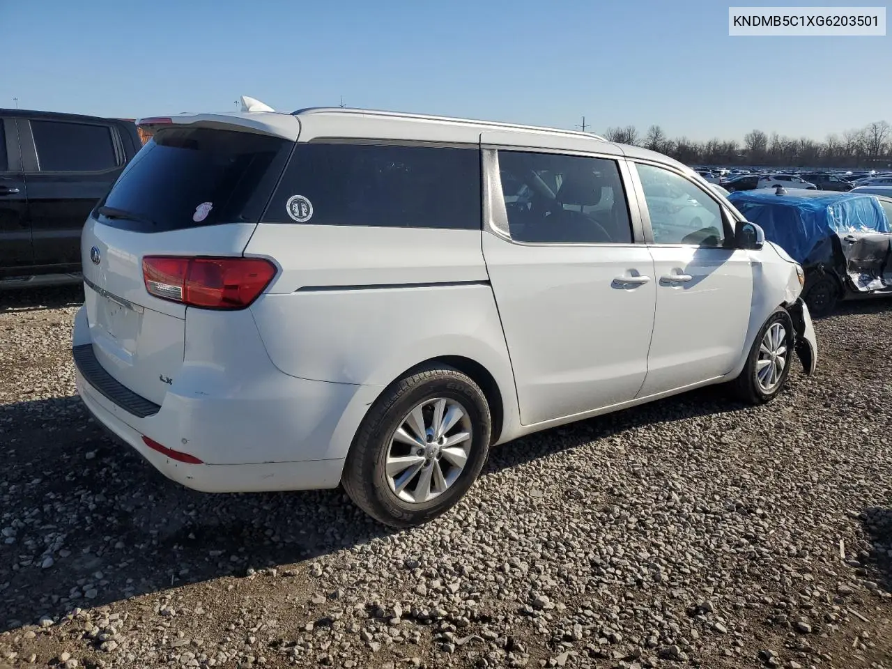 2016 Kia Sedona Lx VIN: KNDMB5C1XG6203501 Lot: 50640945