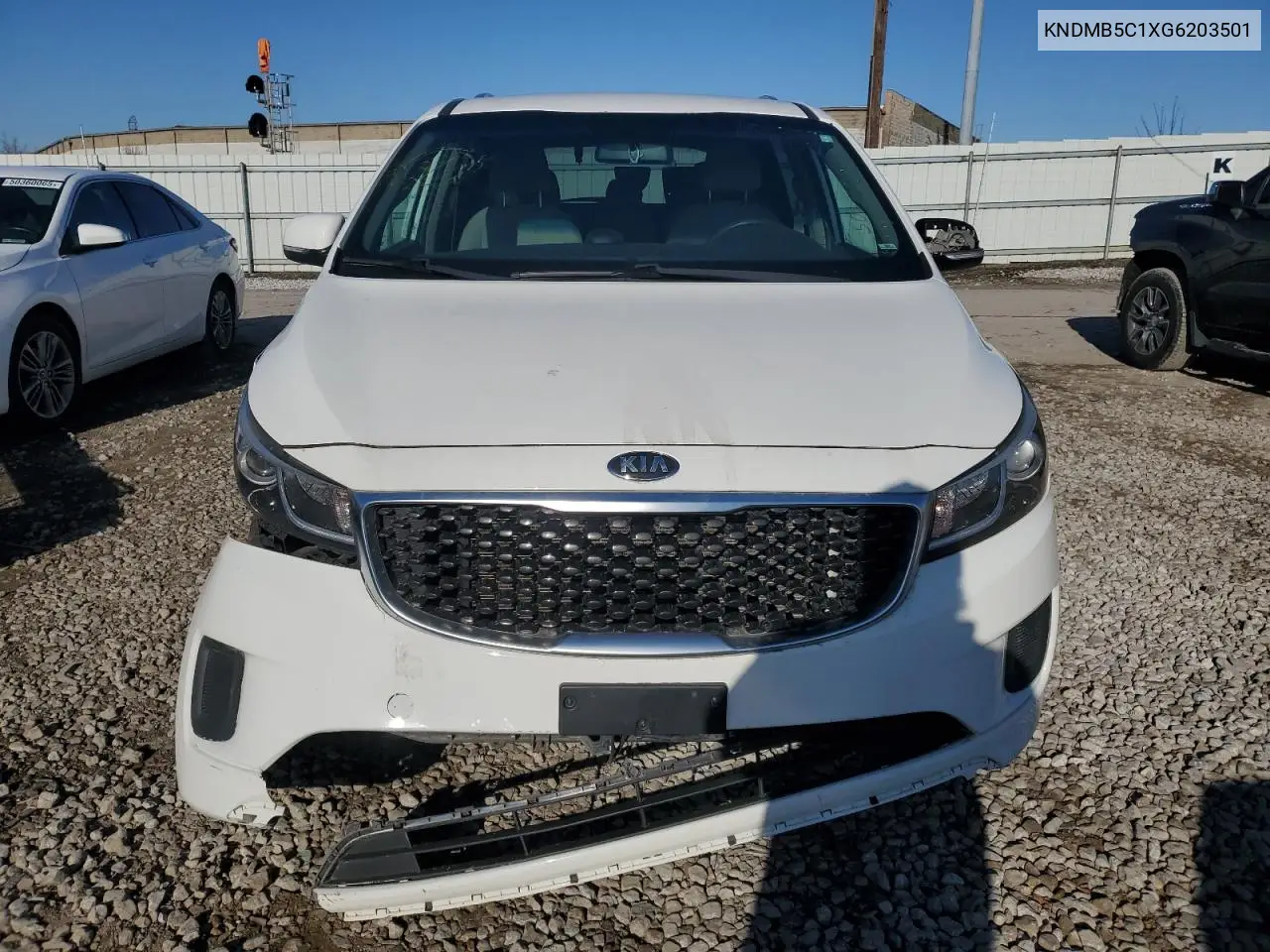 2016 Kia Sedona Lx VIN: KNDMB5C1XG6203501 Lot: 50640945