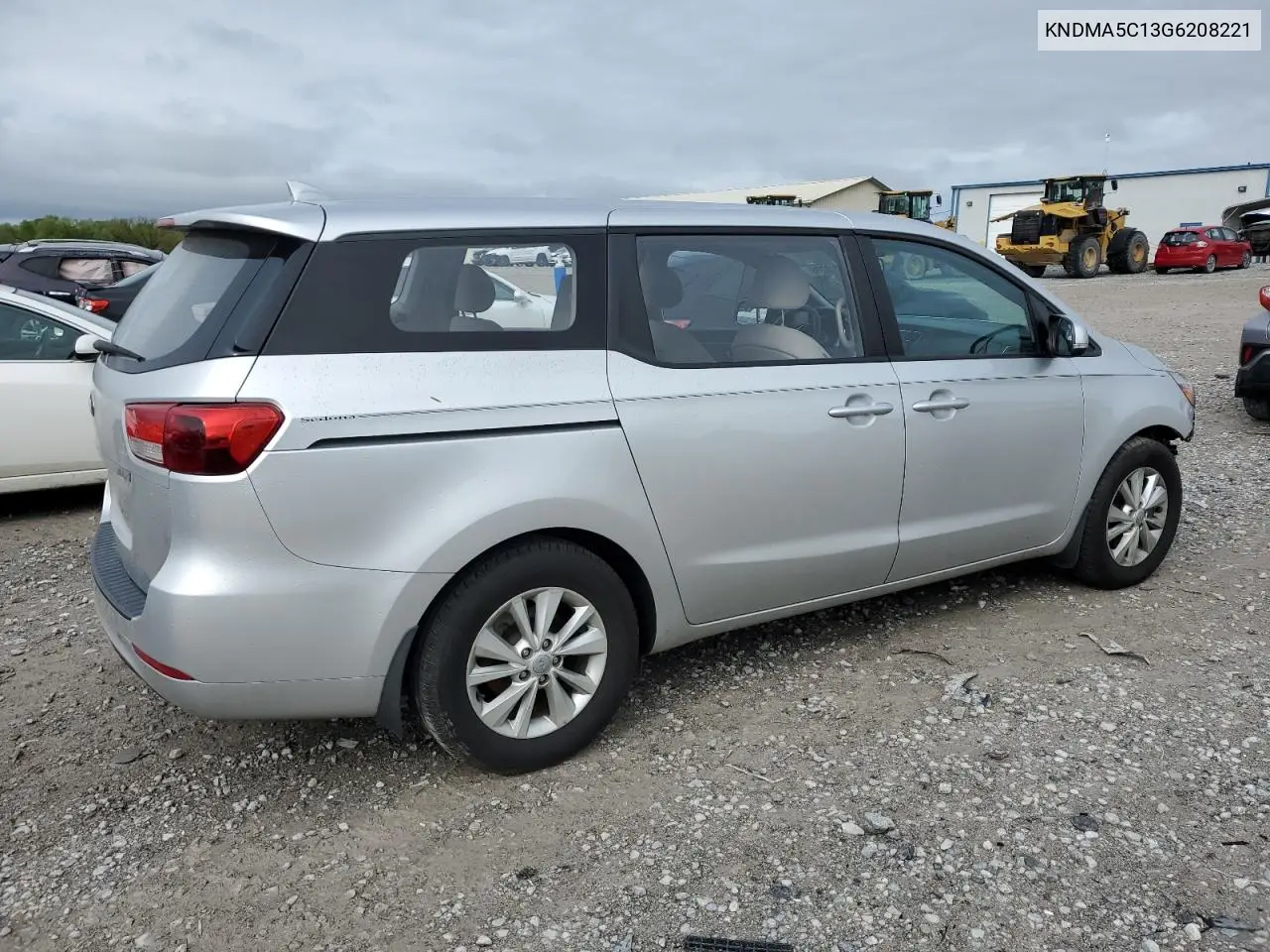 2016 Kia Sedona L VIN: KNDMA5C13G6208221 Lot: 52132915