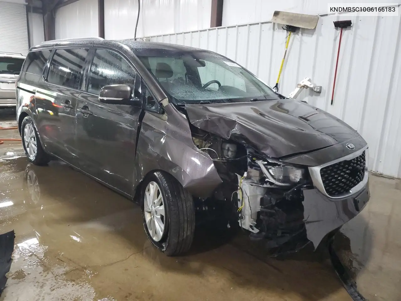 2016 Kia Sedona Lx VIN: KNDMB5C10G6166183 Lot: 55686885