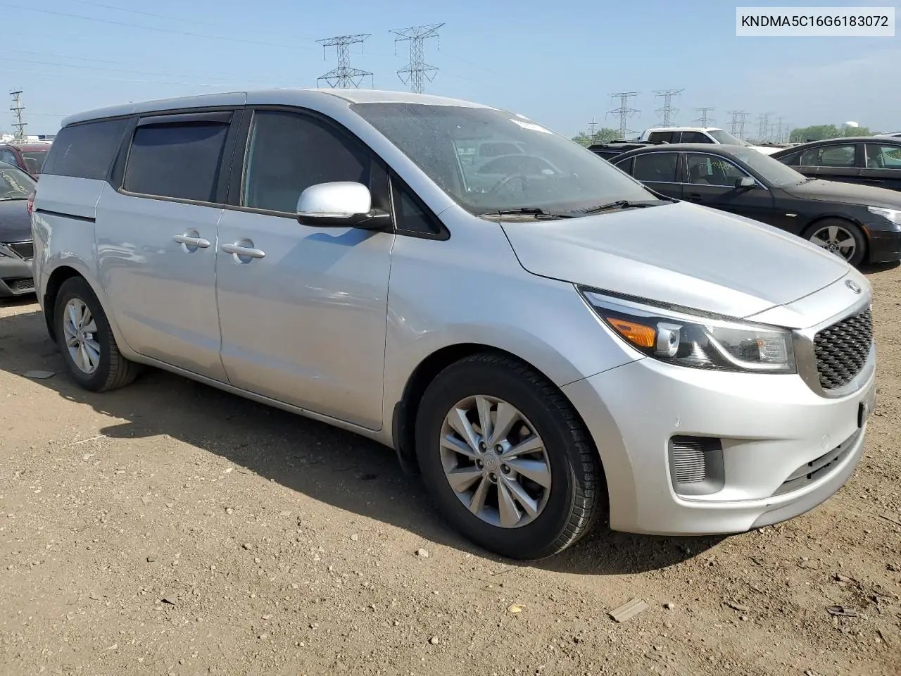2016 Kia Sedona L VIN: KNDMA5C16G6183072 Lot: 55980915