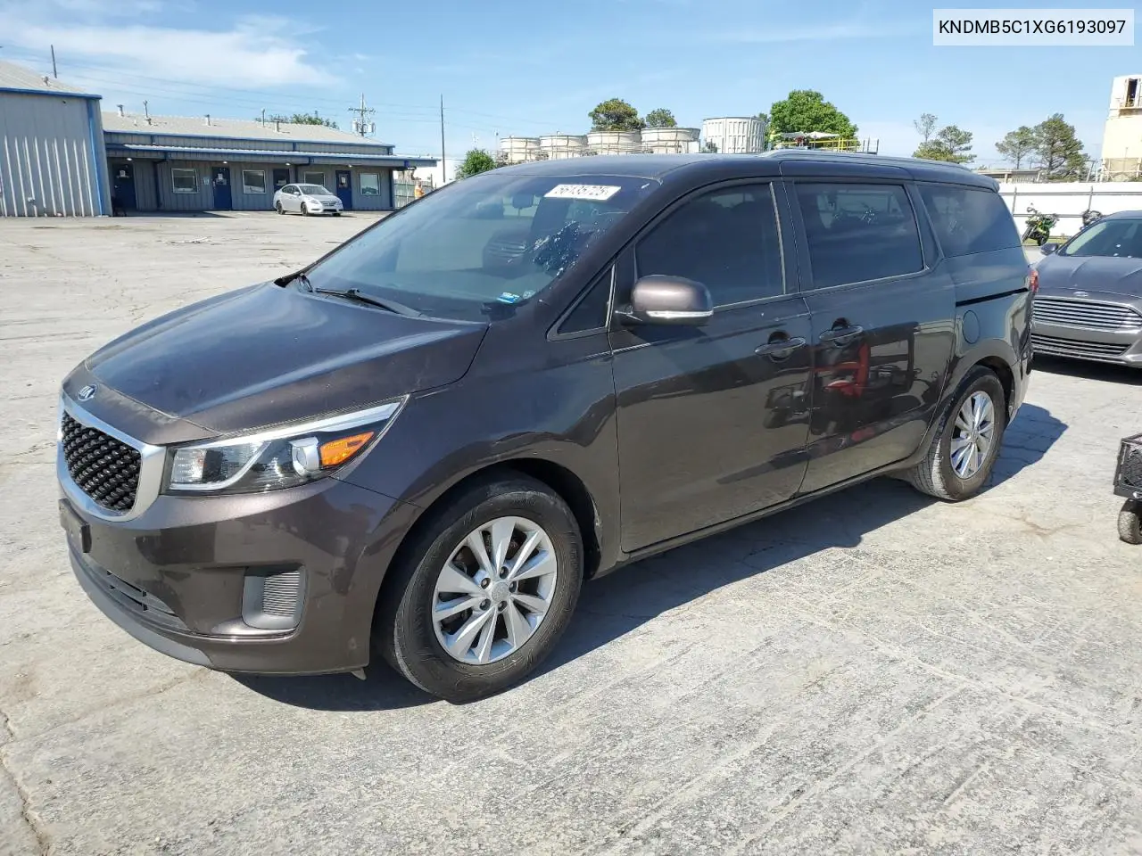 2016 Kia Sedona Lx VIN: KNDMB5C1XG6193097 Lot: 56135725