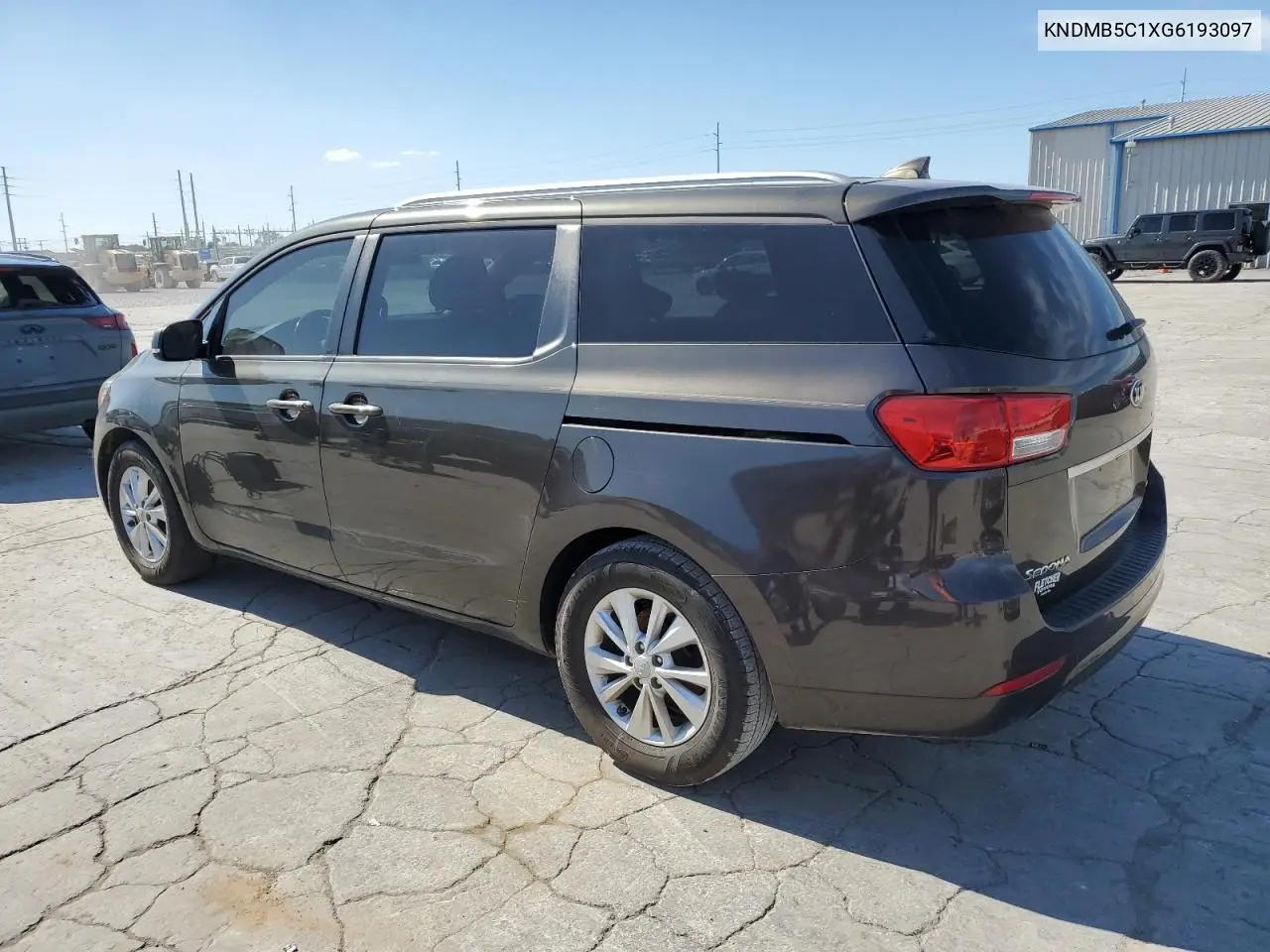 2016 Kia Sedona Lx VIN: KNDMB5C1XG6193097 Lot: 56135725
