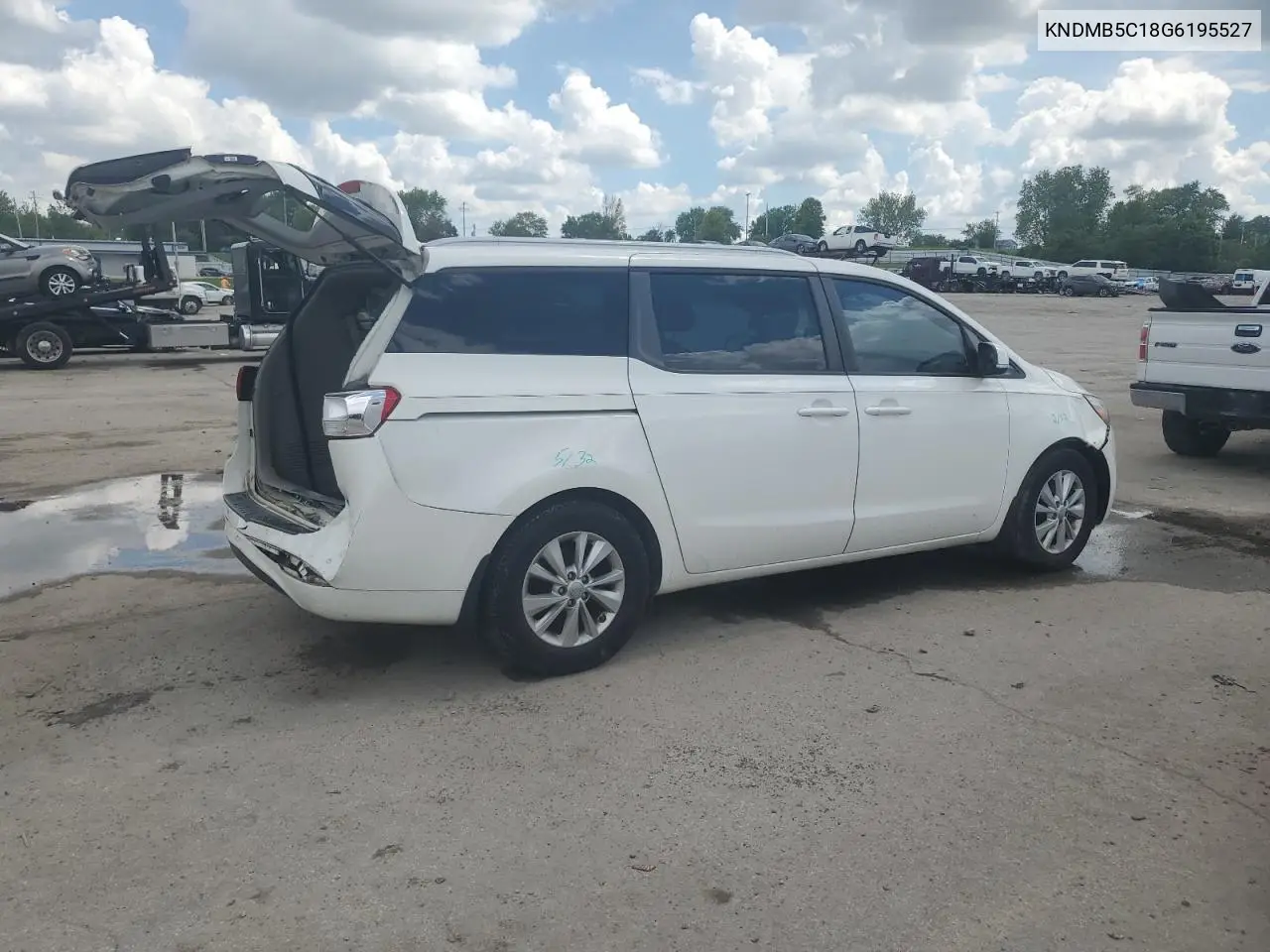 2016 Kia Sedona Lx VIN: KNDMB5C18G6195527 Lot: 56139175