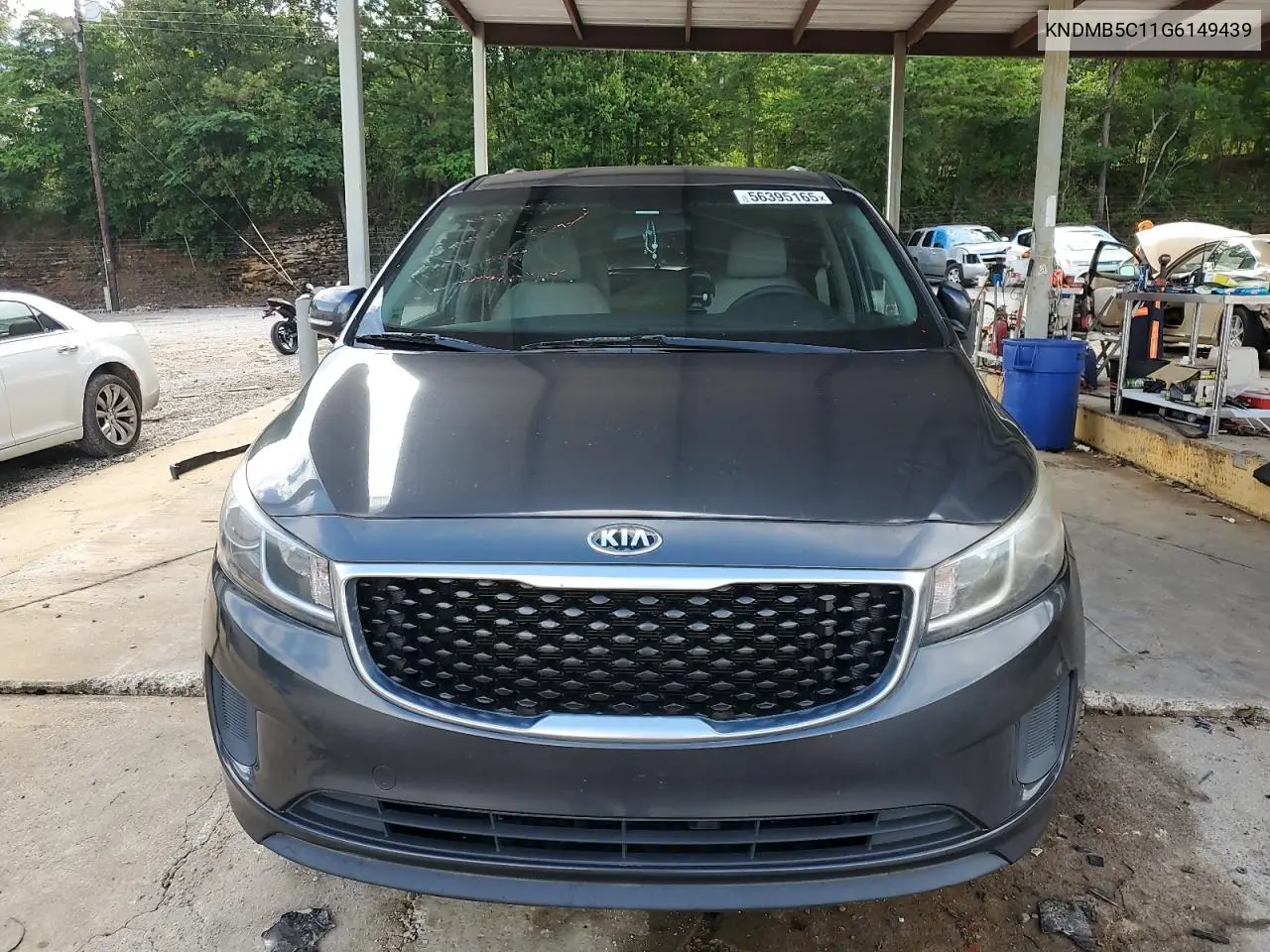 2016 Kia Sedona Lx VIN: KNDMB5C11G6149439 Lot: 56395165