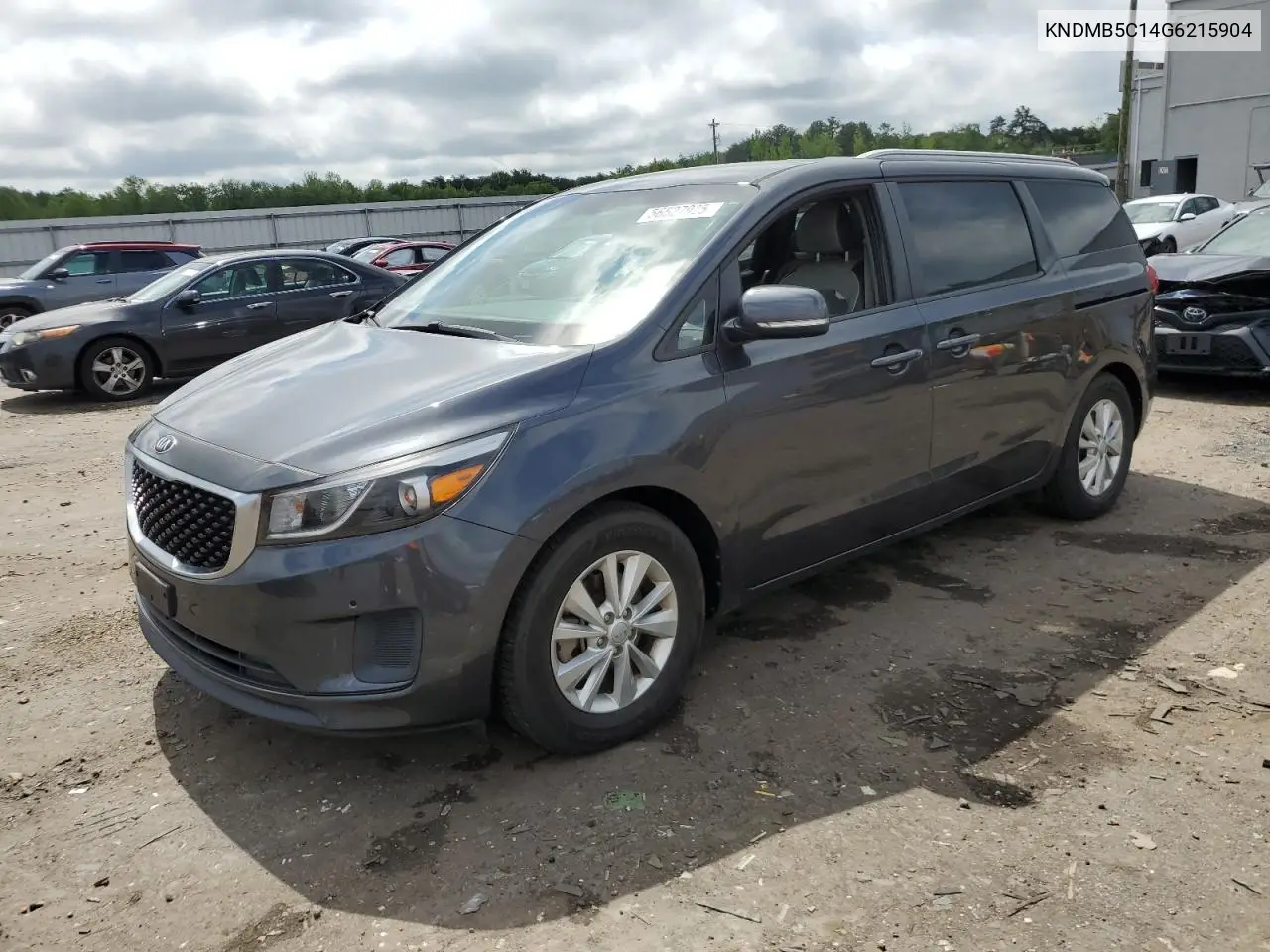 2016 Kia Sedona Lx VIN: KNDMB5C14G6215904 Lot: 56527925