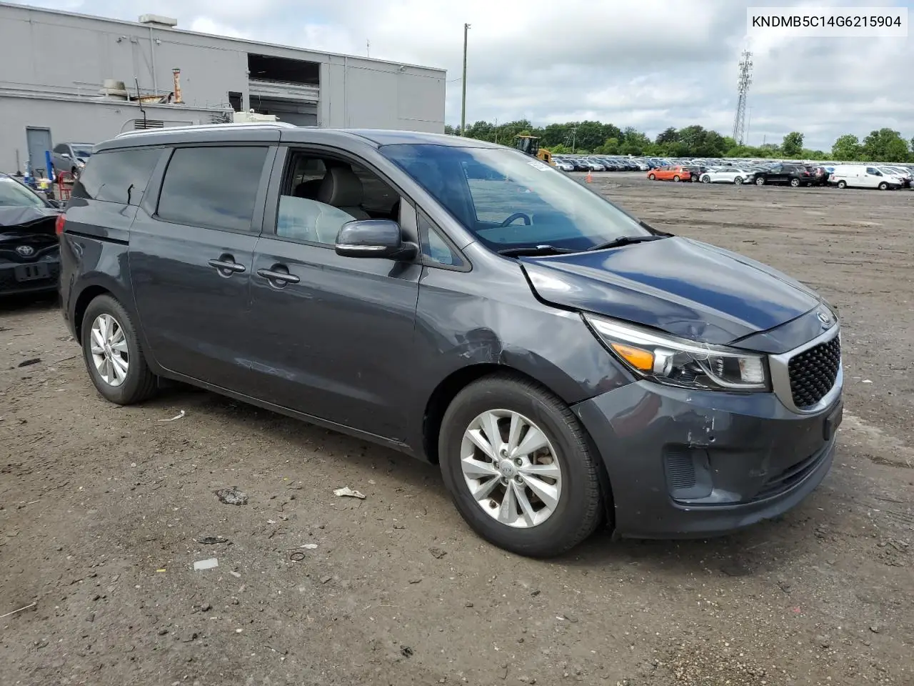 2016 Kia Sedona Lx VIN: KNDMB5C14G6215904 Lot: 56527925