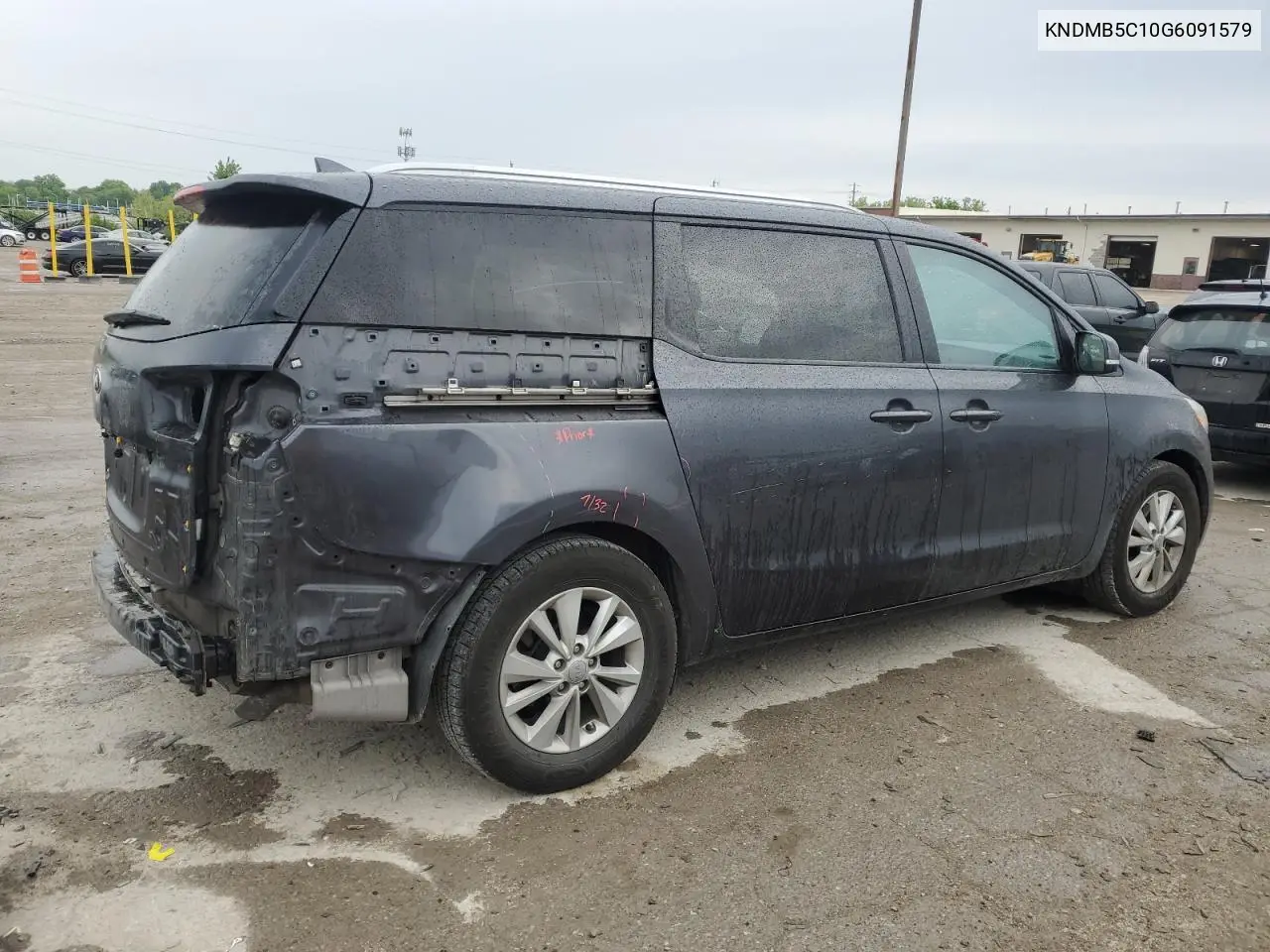 2016 Kia Sedona Lx VIN: KNDMB5C10G6091579 Lot: 56553575
