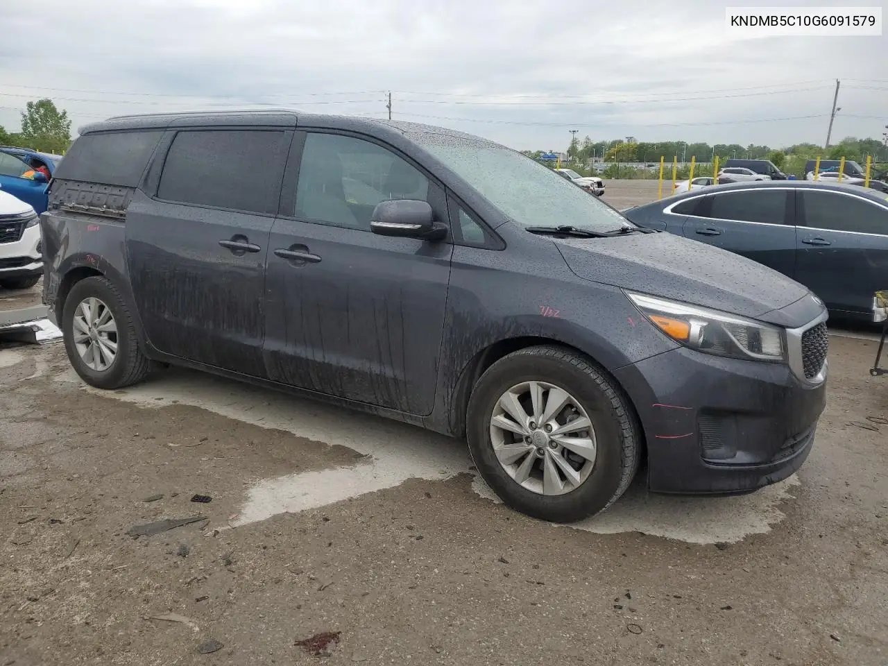 2016 Kia Sedona Lx VIN: KNDMB5C10G6091579 Lot: 56553575