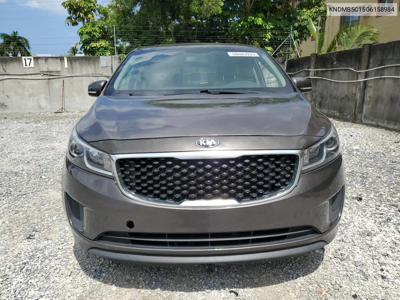 2016 Kia Sedona Lx VIN: KNDMB5C15G6158984 Lot: 56685995