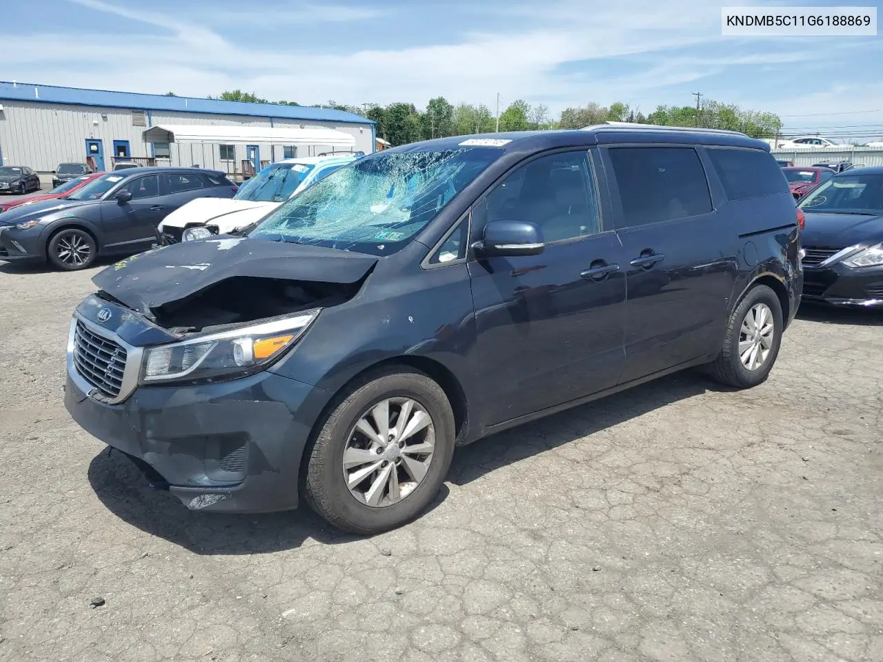 2016 Kia Sedona Lx VIN: KNDMB5C11G6188869 Lot: 56724745
