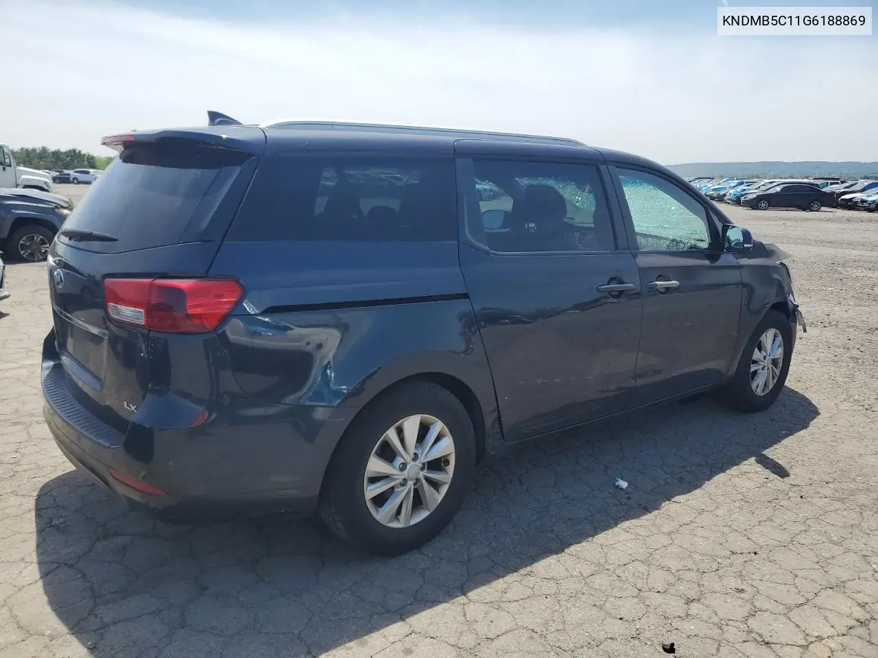 2016 Kia Sedona Lx VIN: KNDMB5C11G6188869 Lot: 56724745
