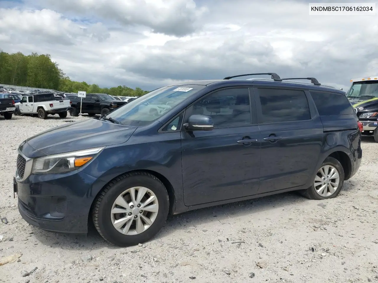 2016 Kia Sedona Lx VIN: KNDMB5C17G6162034 Lot: 57028555