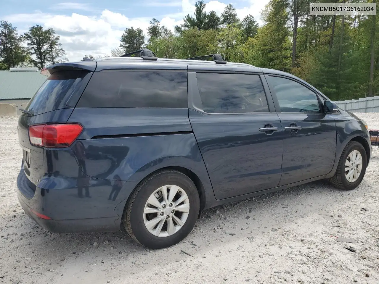 2016 Kia Sedona Lx VIN: KNDMB5C17G6162034 Lot: 57028555