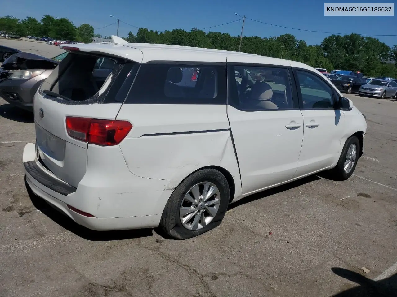 2016 Kia Sedona L VIN: KNDMA5C16G6185632 Lot: 57590755