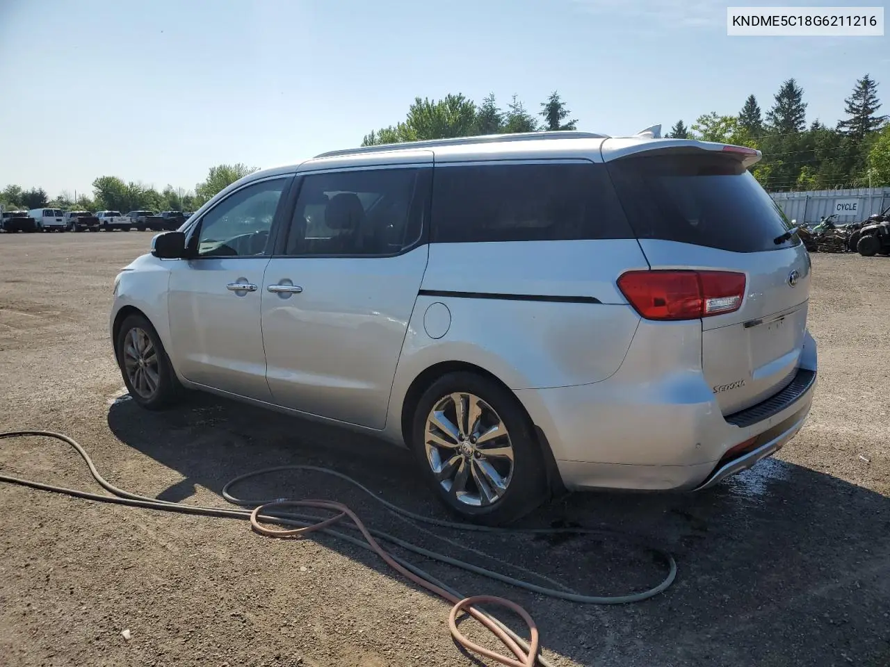 2016 Kia Sedona Sxl VIN: KNDME5C18G6211216 Lot: 59909665