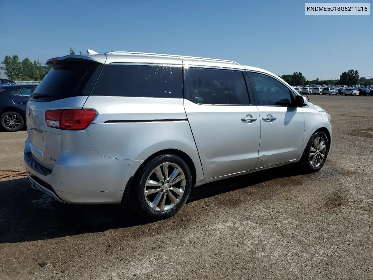 2016 Kia Sedona Sxl VIN: KNDME5C18G6211216 Lot: 59909665