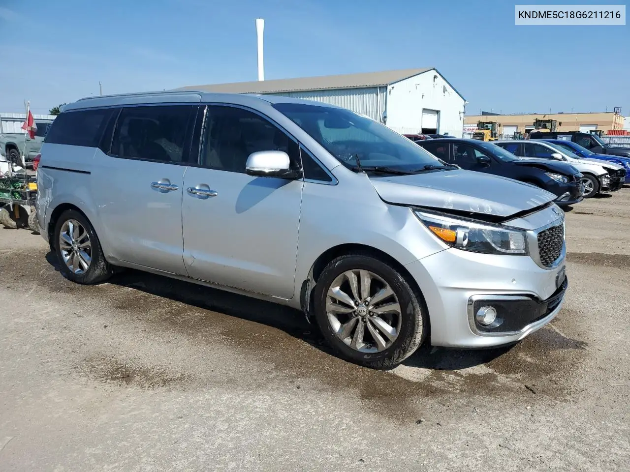 2016 Kia Sedona Sxl VIN: KNDME5C18G6211216 Lot: 59909665