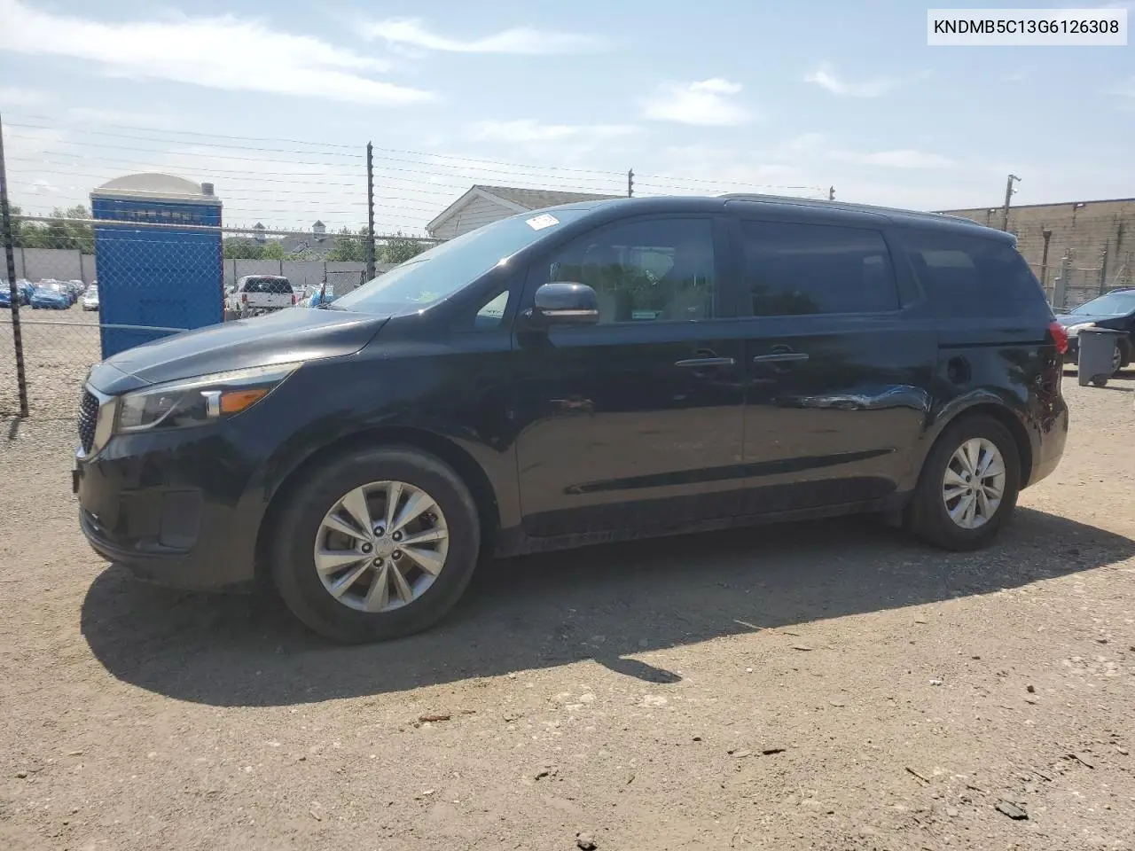 2016 Kia Sedona Lx VIN: KNDMB5C13G6126308 Lot: 62078815