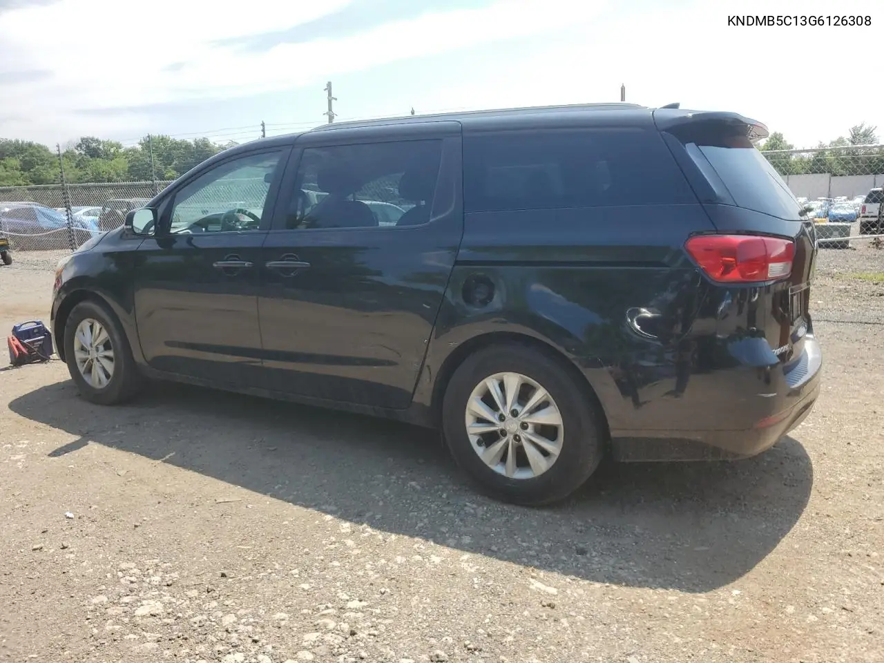 2016 Kia Sedona Lx VIN: KNDMB5C13G6126308 Lot: 62078815