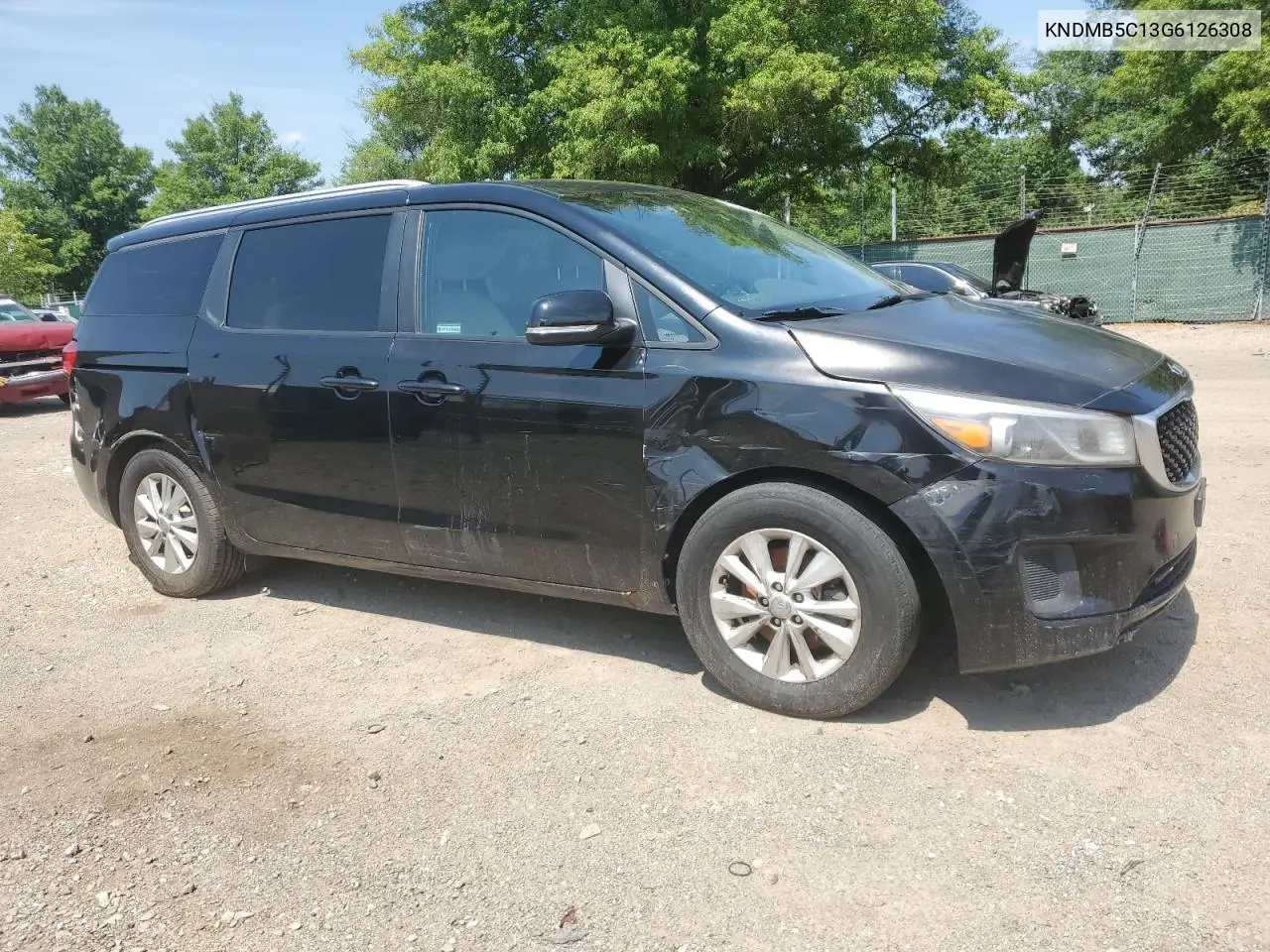 2016 Kia Sedona Lx VIN: KNDMB5C13G6126308 Lot: 62078815