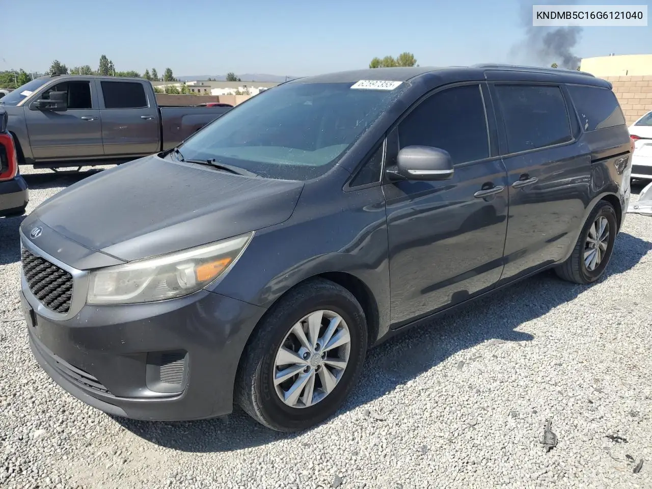 2016 Kia Sedona Lx VIN: KNDMB5C16G6121040 Lot: 62597355