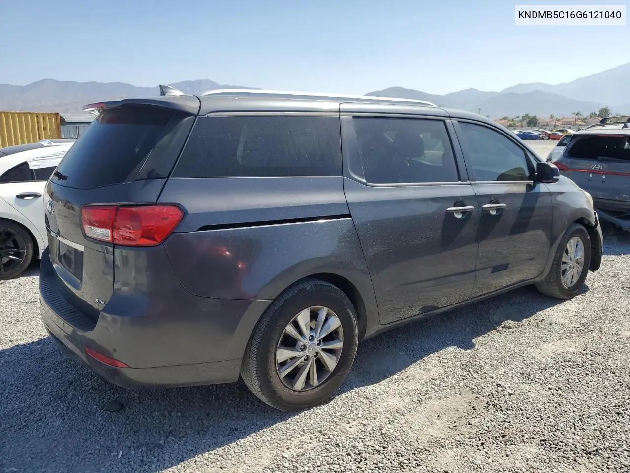 2016 Kia Sedona Lx VIN: KNDMB5C16G6121040 Lot: 62597355