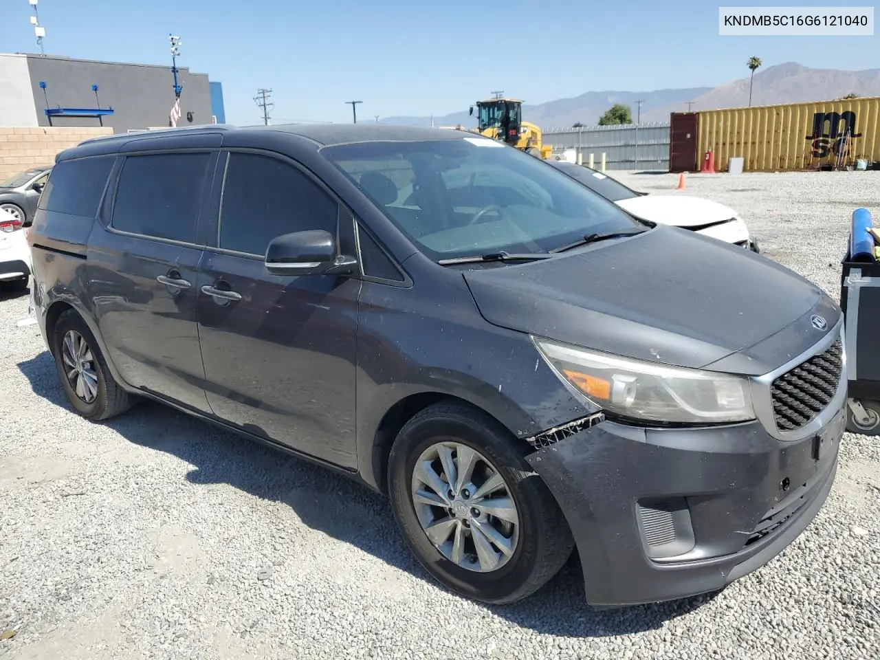 2016 Kia Sedona Lx VIN: KNDMB5C16G6121040 Lot: 62597355