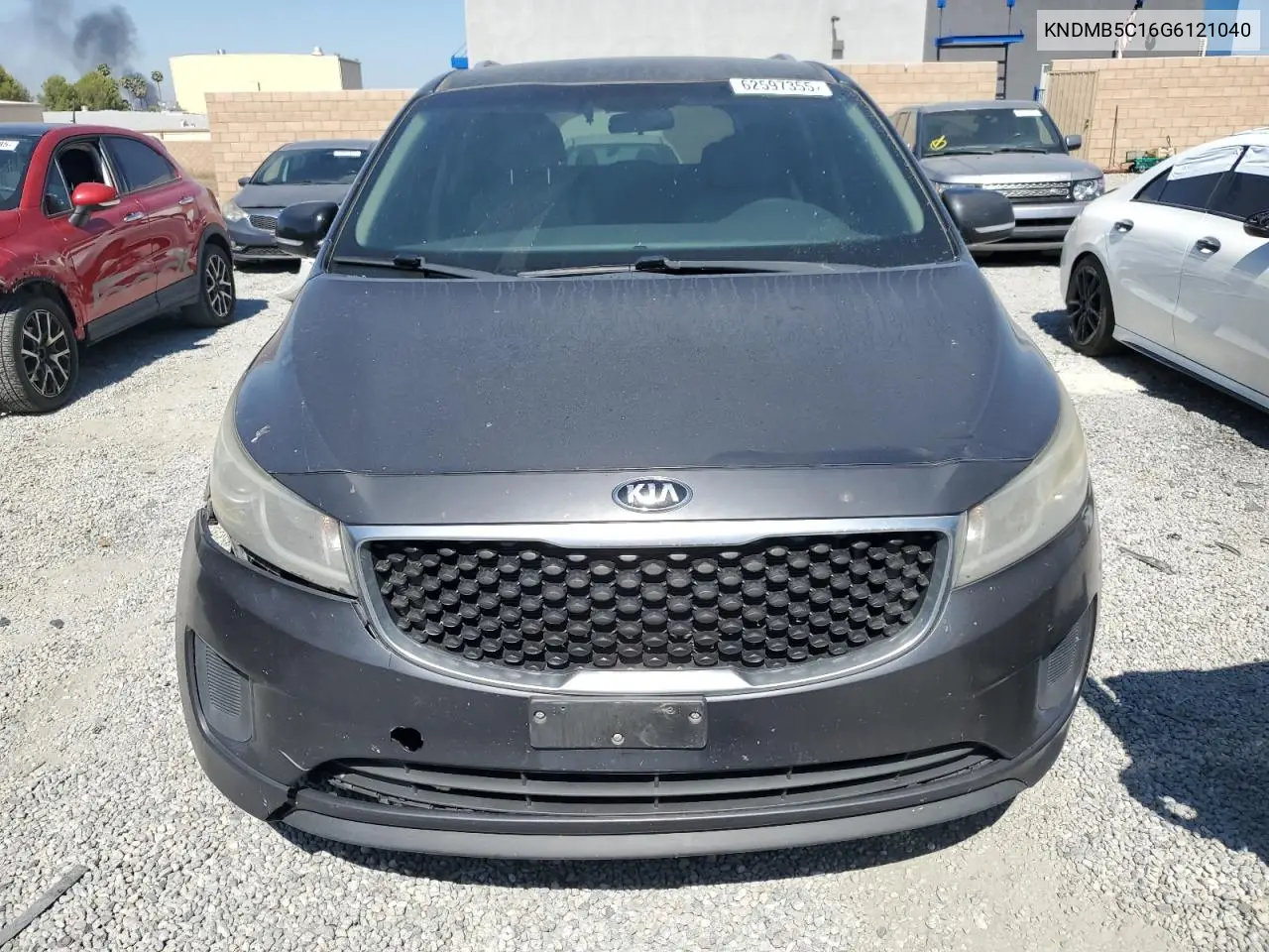 2016 Kia Sedona Lx VIN: KNDMB5C16G6121040 Lot: 62597355