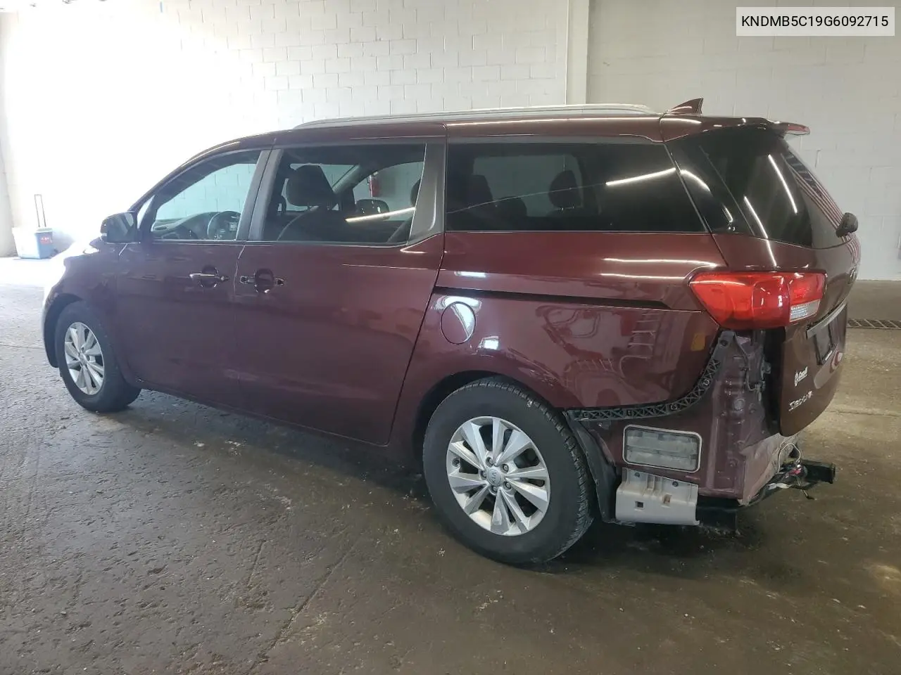 2016 Kia Sedona Lx VIN: KNDMB5C19G6092715 Lot: 62736365