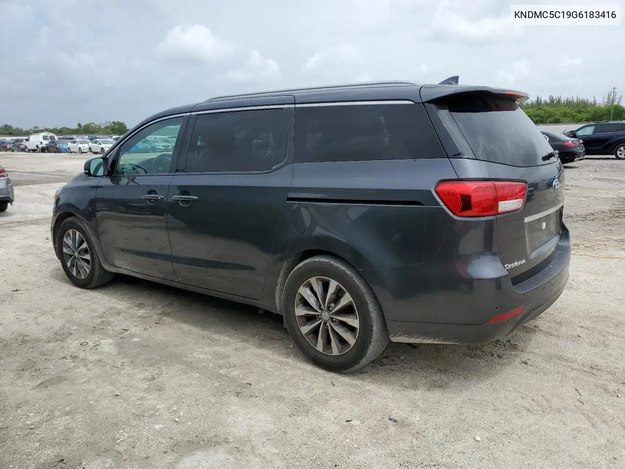 2016 Kia Sedona Ex VIN: KNDMC5C19G6183416 Lot: 62772095