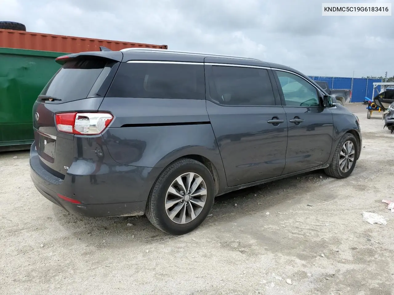 2016 Kia Sedona Ex VIN: KNDMC5C19G6183416 Lot: 62772095