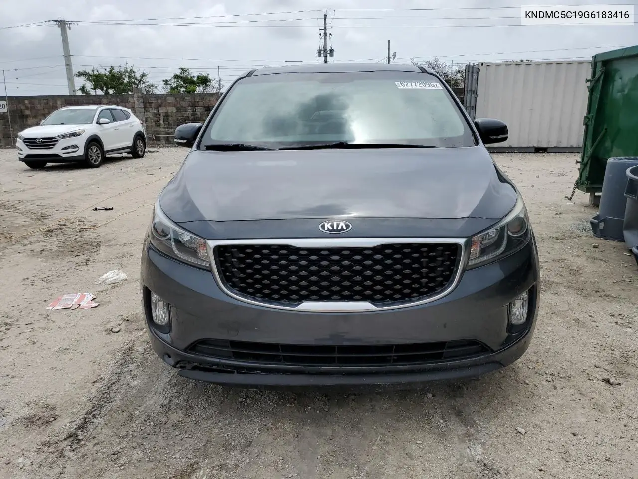 2016 Kia Sedona Ex VIN: KNDMC5C19G6183416 Lot: 62772095