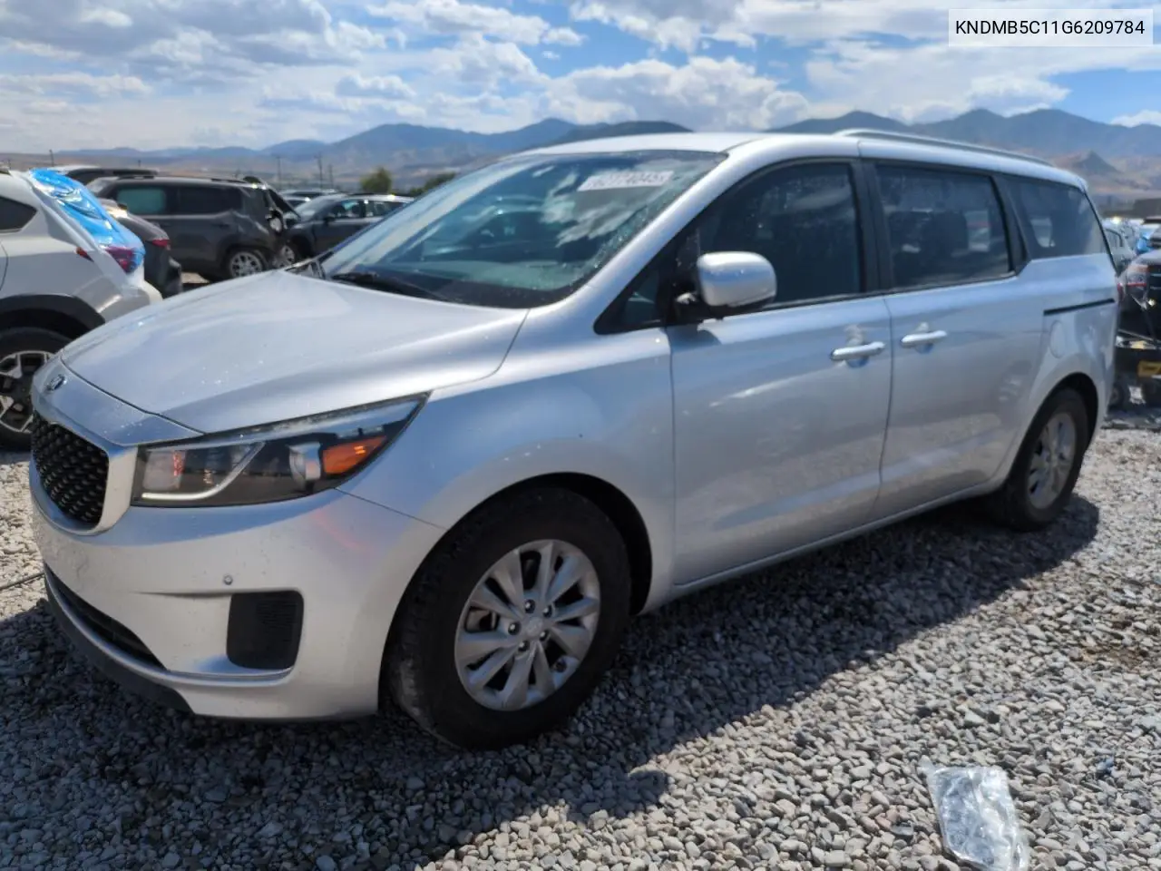 2016 Kia Sedona Lx VIN: KNDMB5C11G6209784 Lot: 62774045