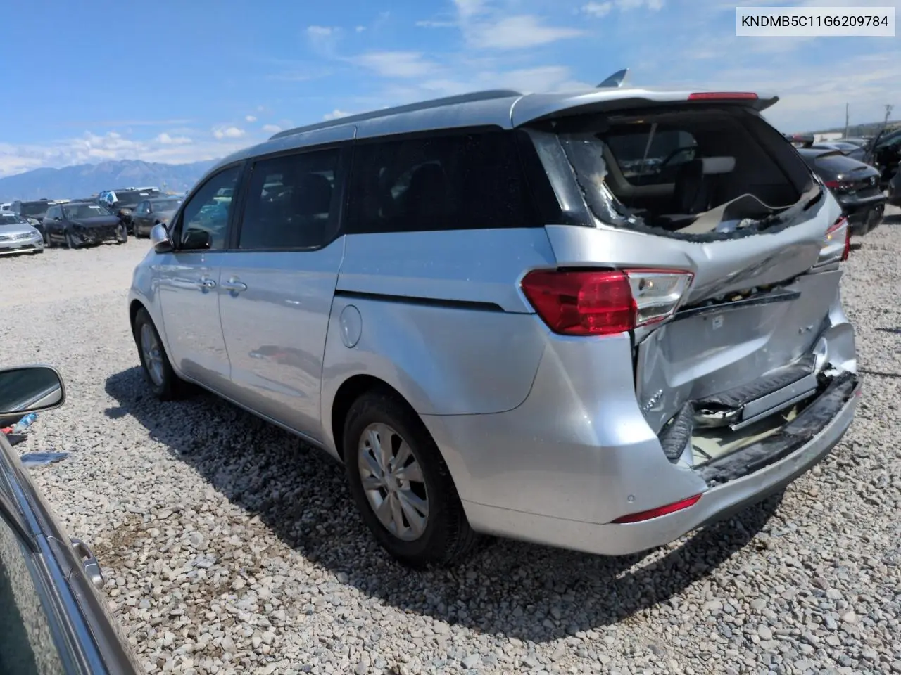2016 Kia Sedona Lx VIN: KNDMB5C11G6209784 Lot: 62774045