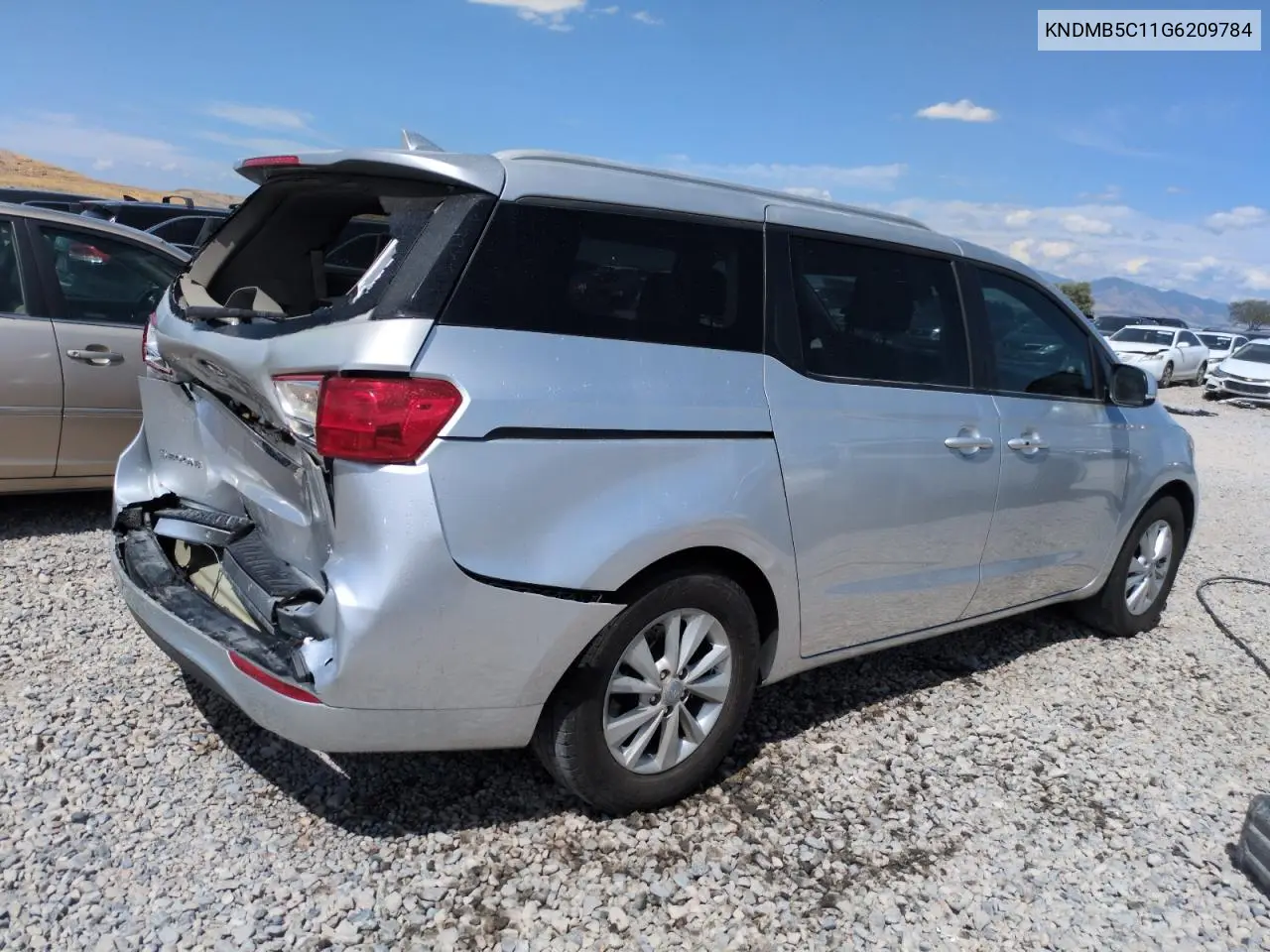 2016 Kia Sedona Lx VIN: KNDMB5C11G6209784 Lot: 62774045