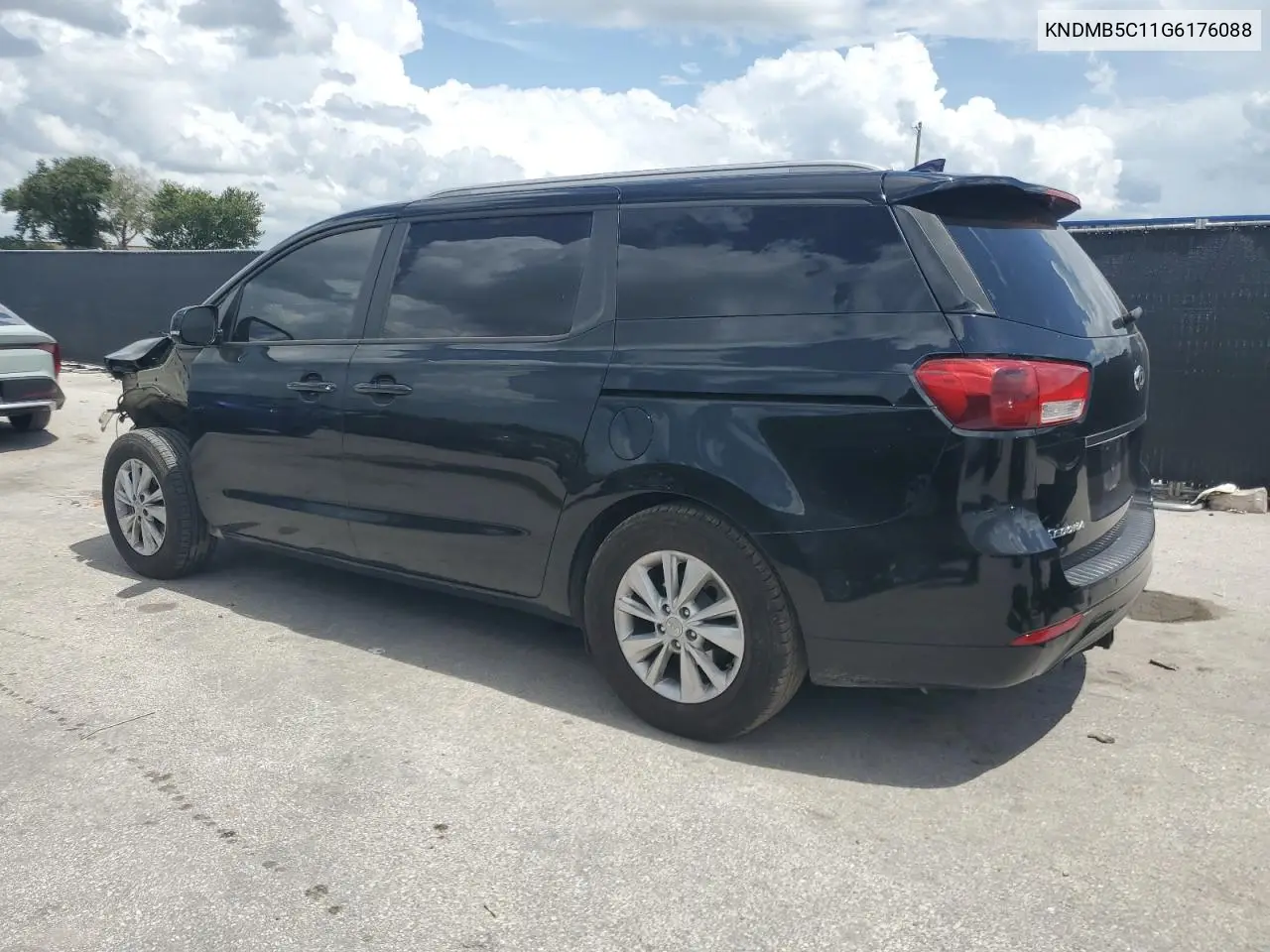 2016 Kia Sedona Lx VIN: KNDMB5C11G6176088 Lot: 62817885