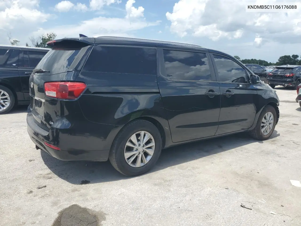 2016 Kia Sedona Lx VIN: KNDMB5C11G6176088 Lot: 62817885