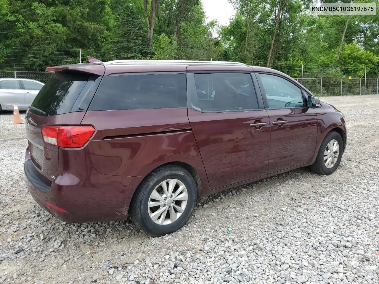 2016 Kia Sedona Lx VIN: KNDMB5C10G6197675 Lot: 62944545