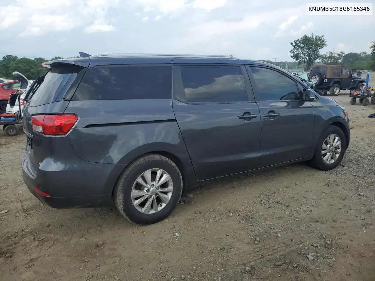 2016 Kia Sedona Lx VIN: KNDMB5C18G6165346 Lot: 62967125