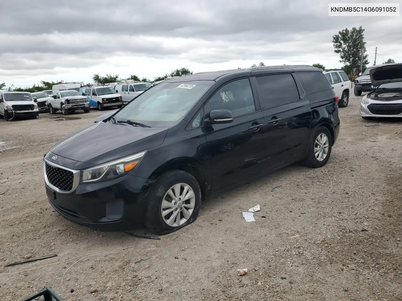 2016 Kia Sedona Lx VIN: KNDMB5C14G6091052 Lot: 62969235