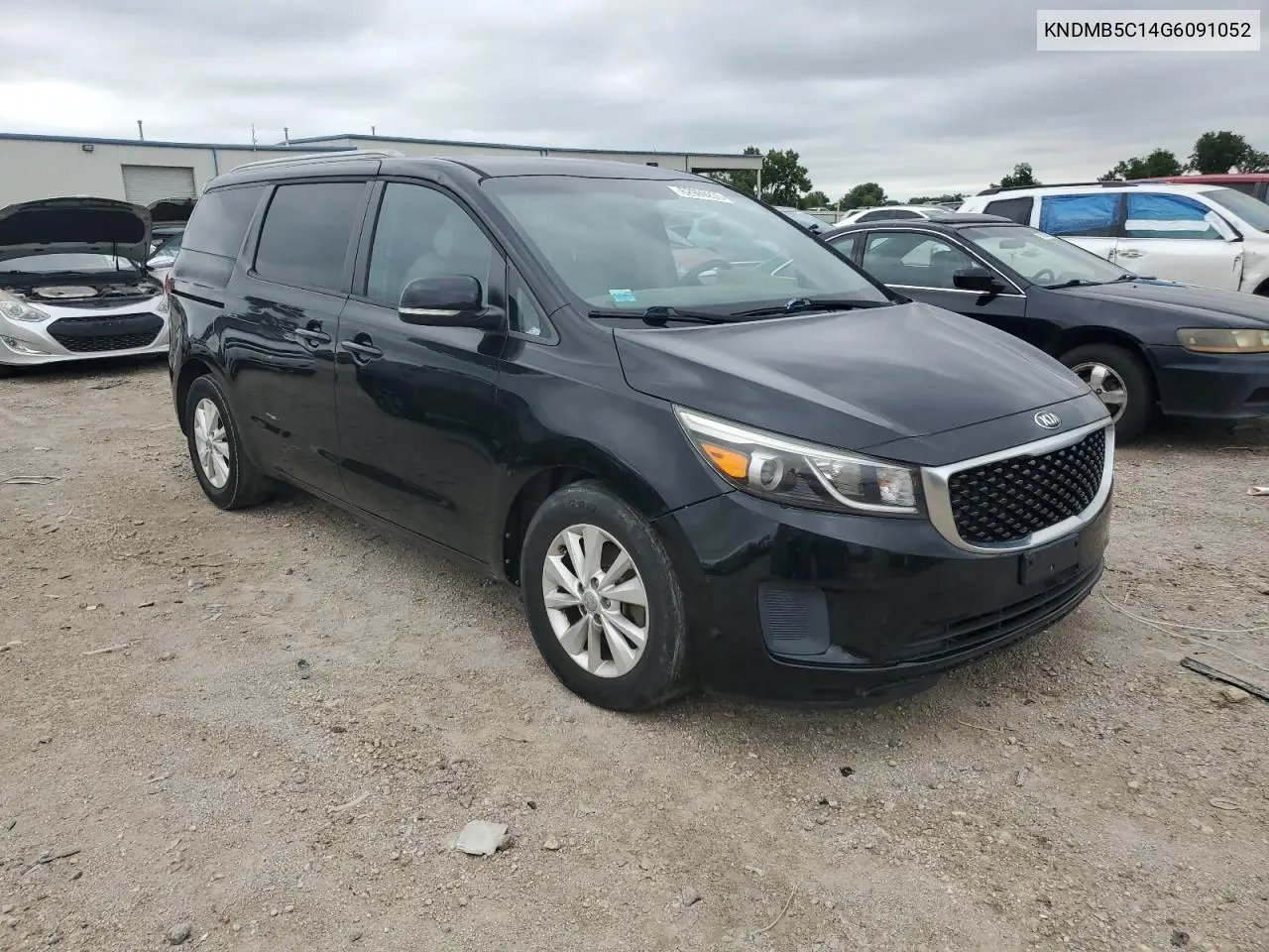2016 Kia Sedona Lx VIN: KNDMB5C14G6091052 Lot: 62969235